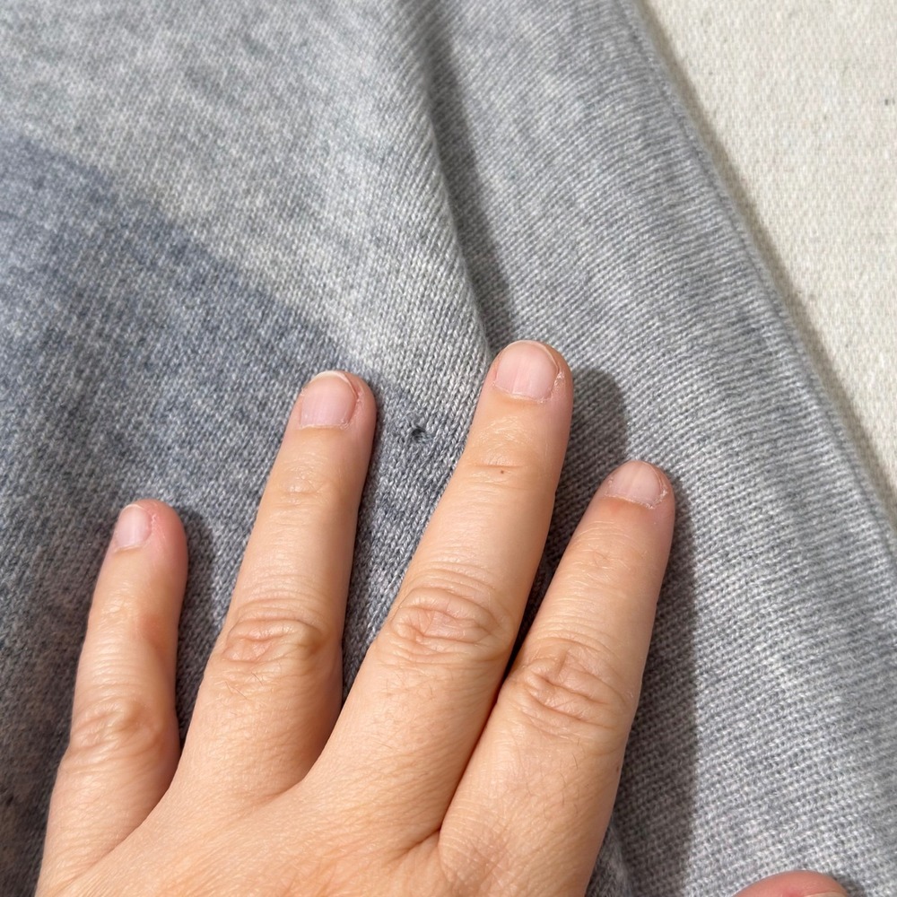 Eskandar Sweater Women One Size Gray Black Ombre Striped Cashmere Oversized Boxy - Picture 4 of 10